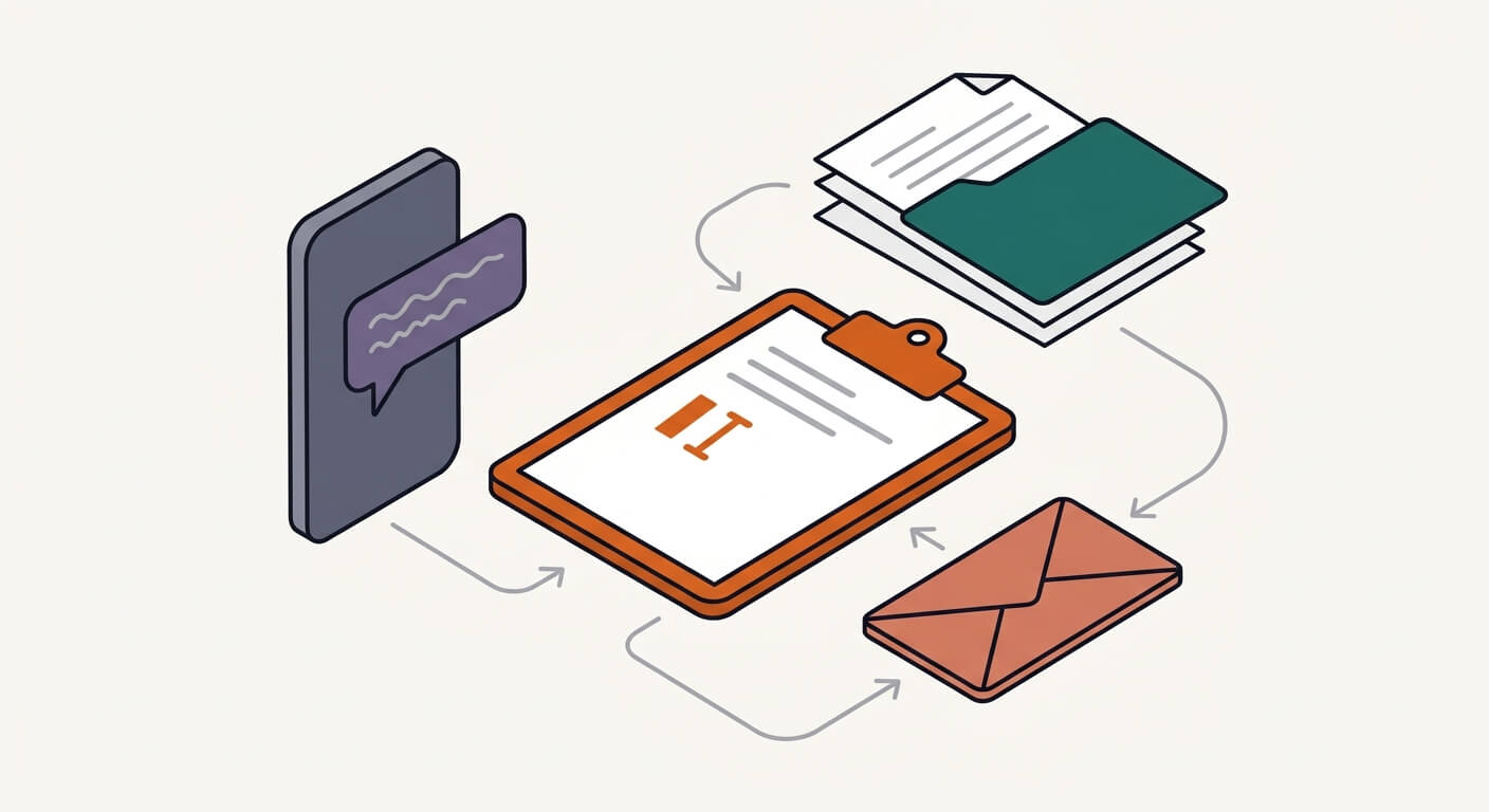 Using AI to turn FAQs, policies, and old emails into instant answer docs for your front desk or admin team