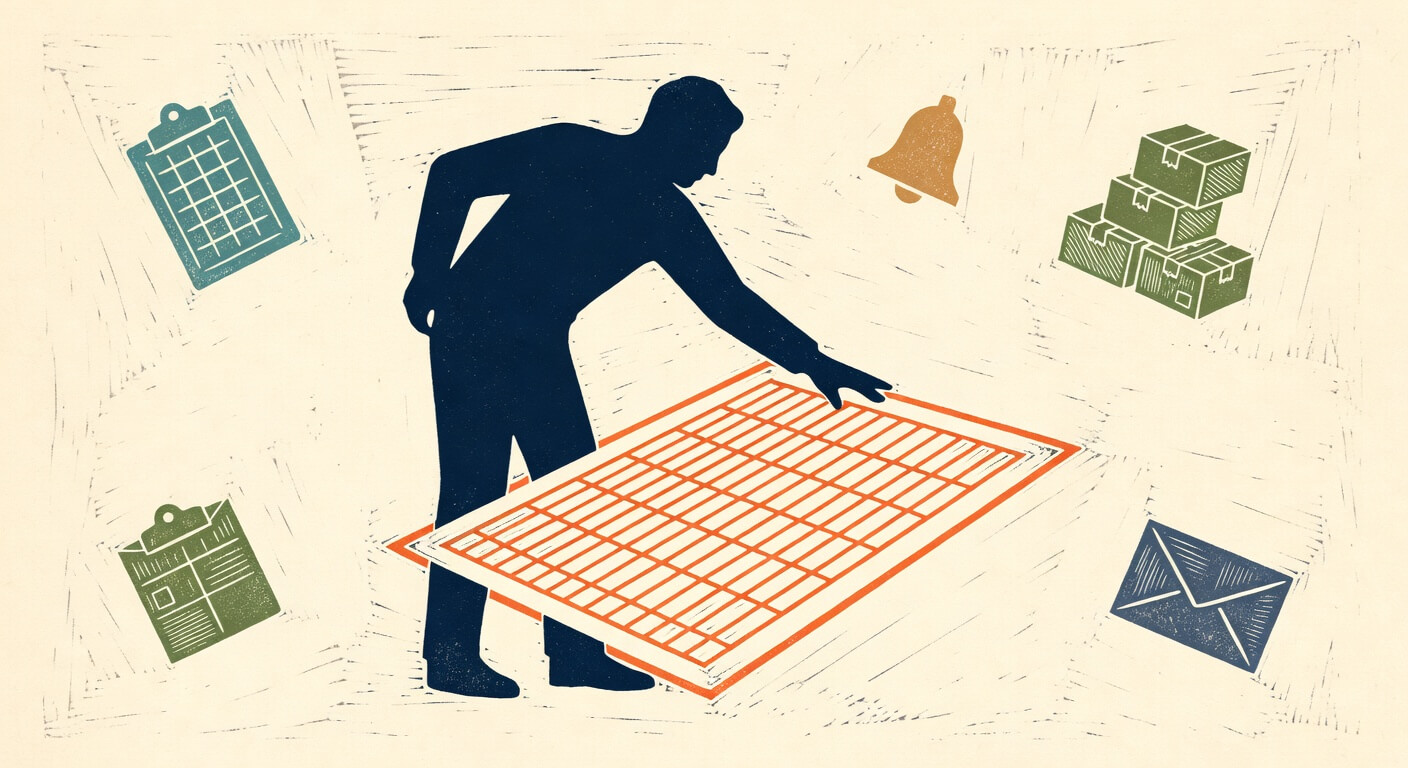 Using AI to create a simple inventory reorder system that tells you what to order before you run out