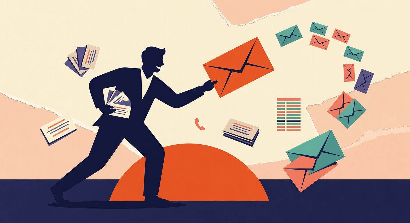 Using AI to write and send personalised follow-up emails after a trade show or networking event without spending a week on it