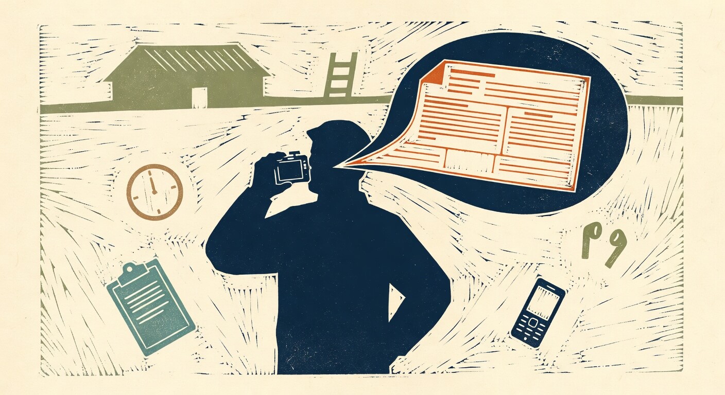 How to use AI to build a simple voice-to-text system for capturing job notes, site visits, and client calls without typing anything up