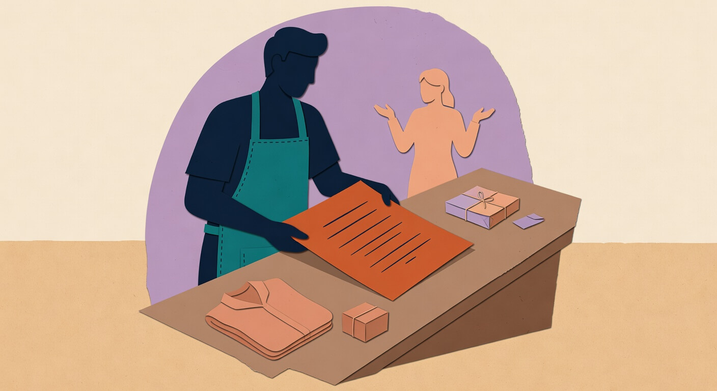 How to use AI to build a simple return and refund policy for your small business without a lawyer or template site